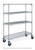Metro A336EC Super Adjustable Super Erecta Stem Caster Cart Wire 36"W Chrome Shelves & Chrome Plated Posts