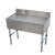 Advance Tabco CRD-4-X 48" W x 21" D Open Cabinet Base 4" Splash Special Value Underbar Drainboard