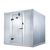 AmeriKooler QC081072**NBRC-448A 120" W x 96" D x 86.25" H Acrylume Floorless Indoor Quick Ship Walk-In Cooler - 208-230 Volts