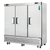 Everest Refrigeration EBRF3 74.75" W Three-Section Solid Door Reach-In Dual Temperature Refrigerator/Freezer Combo
