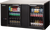 Everest Refrigeration EBB69G-24 68"W Two-Section Glass Door Back Bar Refrigerator