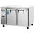 Everest Refrigeration ETF2 47.5"W Two-Section Solid Door Undercounter/ Worktop Freezer