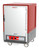 Metro C535-HFS-L C5 3 Series Red Half-Size Insulated Heated Holding Cabinet with Solid Door and Lip Load Slides - 120V