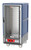Metro C537-HLFC-U-BU C5 3 Series Blue 3/4-Size Insulated Low Wattage Heated Holding Cabinet with Clear Door and Universal Wire Slides - 120V