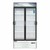Everest Refrigeration EMSGR33C 39.38" W Two-Section Glass Door Reach-In Glass Door Chromatography Refrigerator
