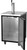 Beverage Air DD24HC-1-B Draft Beer Cooler - Black (1) Keg Capacity