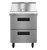 Hoshizaki SR27B-12MD2 27" W One-Section Two Drawer Steelheart Series Mega Top Refrigerator