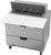 Beverage Air SPED36HC-08C-2 36" W One-Section Two Drawer Sandwich Top Refrigerated Counter