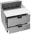 Beverage Air SPED36HC-08C-2 36" W One-Section Two Drawer Sandwich Top Refrigerated Counter