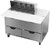 Beverage Air SPED48HC-08C-4 48" W Two-Section Four Drawer Sandwich Top Refrigerated Counter