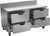 Beverage Air WTFD60AHC-4 60"W Four Drawer Stainless Steel Worktop Freezer With 4" Removable Backsplash