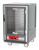 Metro C535-HFC-4-GY C5 3 Series Gray Half-Size Insulated Heated Holding Cabinet with Clear Door and Fixed Wire Slides - 120V