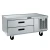Delfield F2952CP 52-1/4"W One-Section Two Drawers Refrigerated Low-Profile Equipment Stand