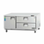 Everest Refrigeration ETBR3-D2 71.13"W Two-Section Solid Door Drawered Undercounter/Worktop Refrigerator