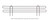 Metro L72N-4K4 Super Erecta Shelf Ledge 72"W Stackable Metroseal Gray Epoxy-Coated Corrosion-Resistant Finish