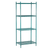 Advance Tabco EGP-86-X 86" H Green Epoxy Coated Stationary Special Value Wire Shelving Post