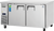 Everest Refrigeration ETWR2 59.25"W Two-Section Solid Door Undercounter/Worktop Refrigerator