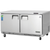 Everest Refrigeration ETBWF2 59.25"W Two-Section Solid Door Undercounter/Worktop Freezer
