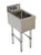 Advance Tabco CR-HS-12-X 12" W x 21" D Stainless Steel 1 Bowl Special Value Underbar Basics Hand Sink