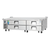 Everest Refrigeration ECB82D4 82.38"W Four Drawer Chef Base Refrigerator