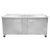 Traulsen UST7230-LL-SB 72" W Two-Section Reach-In Dealer's Choice Compact Prep Table Refrigerator with low profile flat cover