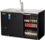 Everest Refrigeration EBD2-BBG 57.75"W Two-Section Glass Door Back Bar & Direct Draw Keg Refrigerator Combo