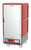 Metro C537-HFS-L C5 3 Series Red 3/4-Size Insulated Heated Holding Cabinet with Solid Door and Lip Load Slides - 120V