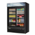 Everest Refrigeration EMGR48B 53.13" W Two-Section Reach-In Glass Door Merchandiser Refrigerator