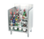 Advance Tabco CRLR-24-X 24" W 5 Steps Stainless Steel with 4" H Backsplash Special Value Liquor Bottle Display Unit