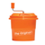 Dynamic E007 1.25 Gallon Plastic Manual SD MINI Salad Spinner