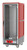 Metro C539-HLFC-4 C5 3 Series Red Full-Size Insulated Low Wattage Heated Holding Cabinet with Clear Door and Fixed Wire Slides - 120V