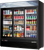 Everest Refrigeration EMGR69B 72.88" W Three-Section Reach-In Glass Door Reach-In Glass Door Merchandiser Refrigeration