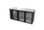 Asber ABBC-24-72G 72" W Three-Section Glass Door Slim Line Back Bar Cooler