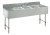 Advance Tabco CRB-63C-X 72" W x 21" D Stainless Steel 3 Bowls Special Value Sink Unit