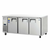 Everest Refrigeration ETF3 71.13"W Three-Section Solid Door Undercounter/ Worktop Freezer