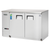 Everest Refrigeration EBB59-SS 57.75"W Two-Section Solid Door Back Bar Refrigerator