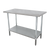 Advance Tabco ELAG-363-X 36" W x 36" D 16 Gauge 430 Stainless Steel and 18 Gauge Galvanized Undershelf Work Table