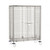 Metro Sec55S-Sd Super Erecta Security Unit Mobile Stainless Steel Finish Standard Duty 52-3/4"W