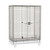 Metro Sec55S-Hd Super Erecta Security Unit Mobile Stainless Steel Finish 50-1/2"W