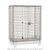 Metro Sec56S-Hd Super Erecta Security Unit Mobile Stainless Steel Finish 63-1/2"W