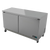 Asber AUTR-60 60" W Two-Section Solid Door Undercounter Refrigerator