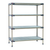 Metro X456G4 Metromax 4 Starter Shelving Unit 48"W Rust Proof 800 Lbs. Capacity Per Shelf 2000 Lbs. Capacity Per Unit