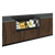 Structural Concepts CN33R-CH 35.62" W Black Oasis Refrigerated Self-Service Case - 110/120 Volts