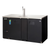 Everest Refrigeration EBD3-BB 68"W Two-Section Solid Door Back Bar & Direct Draw Keg Refrigerator Combo