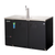 Everest Refrigeration EBD2-BB-24 57.75"W Two-Section Solid Door Back Bar & Direct Draw Keg Refrigerator Combo
