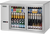 Everest Refrigeration EBB59G-SD-SS 57.75"W Two-Section Self-Closing Door Glass Door Back Bar Refrigerator