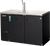 Everest Refrigeration EBD2-BB 57.75"W Two-Section Solid Door Back Bar & Direct Draw Keg Refrigerator Combo