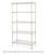 Metro 5N527C Super Erecta Starter Shelving Unit 30"W Chrome Plated Finish