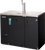 Everest Refrigeration EBDS2-BB-24 49"W Two-Section Solid Door Back Bar & Direct Draw Keg Refrigerator Combo