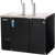 Everest Refrigeration EBDS2-24 49"W Two-Section Solid Door Direct Draw Keg Refrigerator